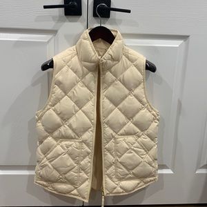 J.crew vest- ivory size Medium